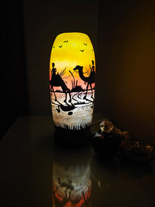 Camel Skin Lamp - Beauty with ancient history - A Gift made for Handmade Lovers