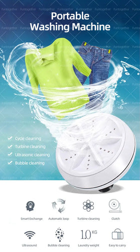 Portable washing machine  برتن اور کپڑے دھونے کے لیے پورٹیبل واشنگ مشین۔