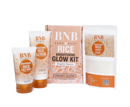 BNB Whitening Rice Extract Bright & Glow Kit میٹھی عید کے ساتھ میٹھی پیشکش
